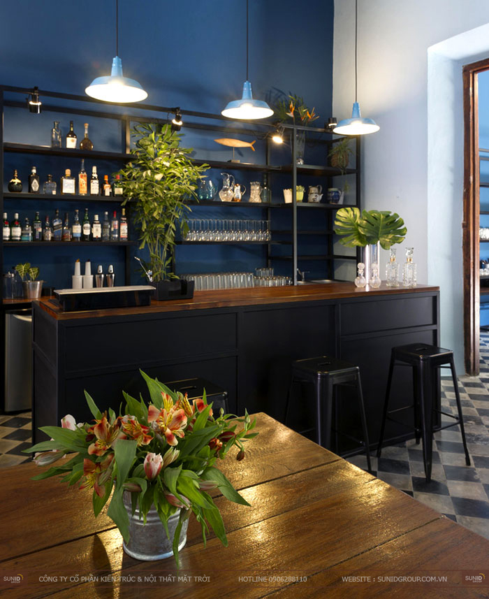 Thiết kế nội thất quán cafe mang nét phong cách cổ xưa