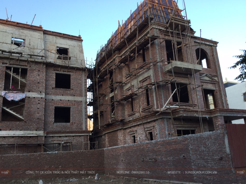 Thi công xây dựng biệt thự Pháp tại Bắc Ninh