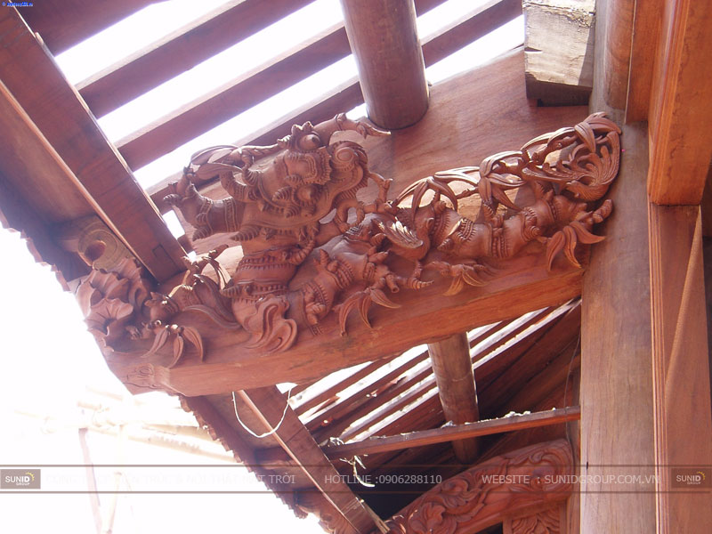 Cấu tạo kiến trúc nhà gỗ cổ truyền  nhà thờ họ