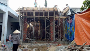 Thi công xây dựng nhà phố hiện đại 3 tầng tại Hà Nội