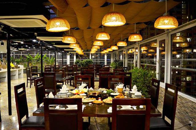 Thiết kế nội thất nhà hàng Buffet Sen Việt
