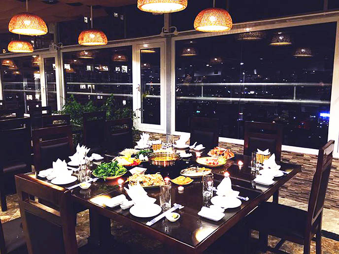 Thiết kế nội thất nhà hàng Buffet Sen Việt