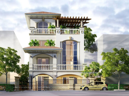 Thiết kế kiến trúc và nội thất biệt thự tại Nam Định